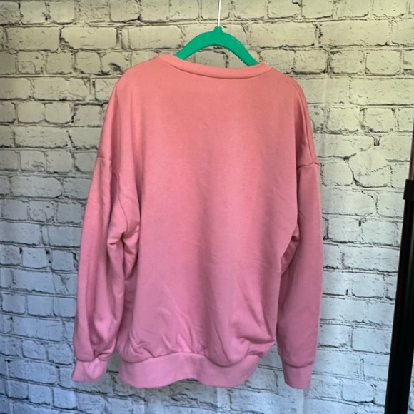 Tween Girl Smiley Face Sweatshirt - Picture 4 of 7